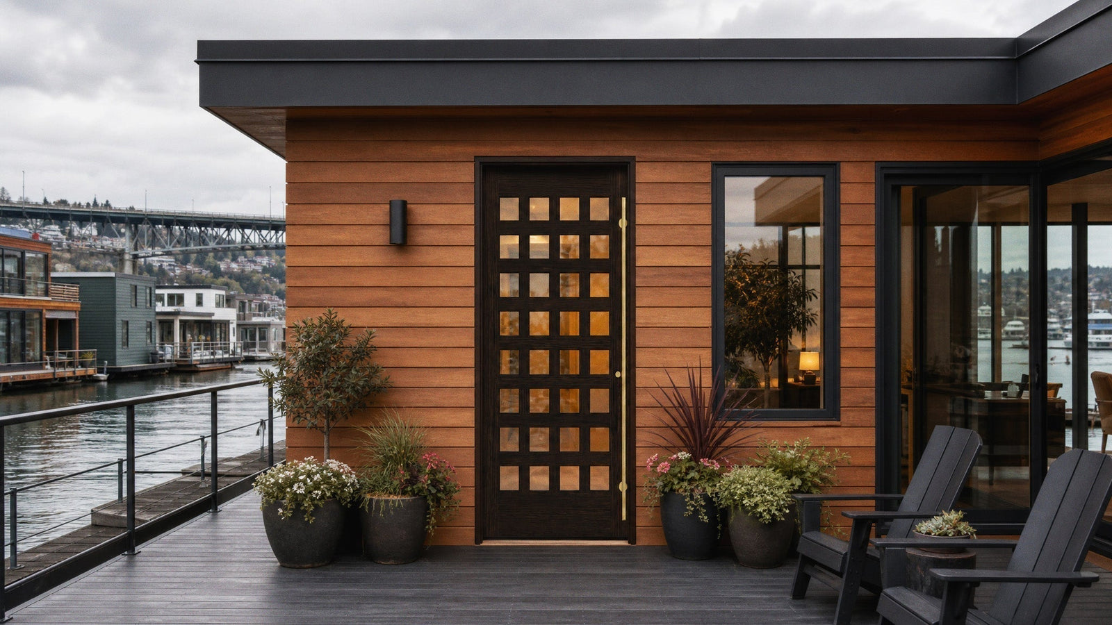 Modern Front Door Design for Pacific Northwest Homes