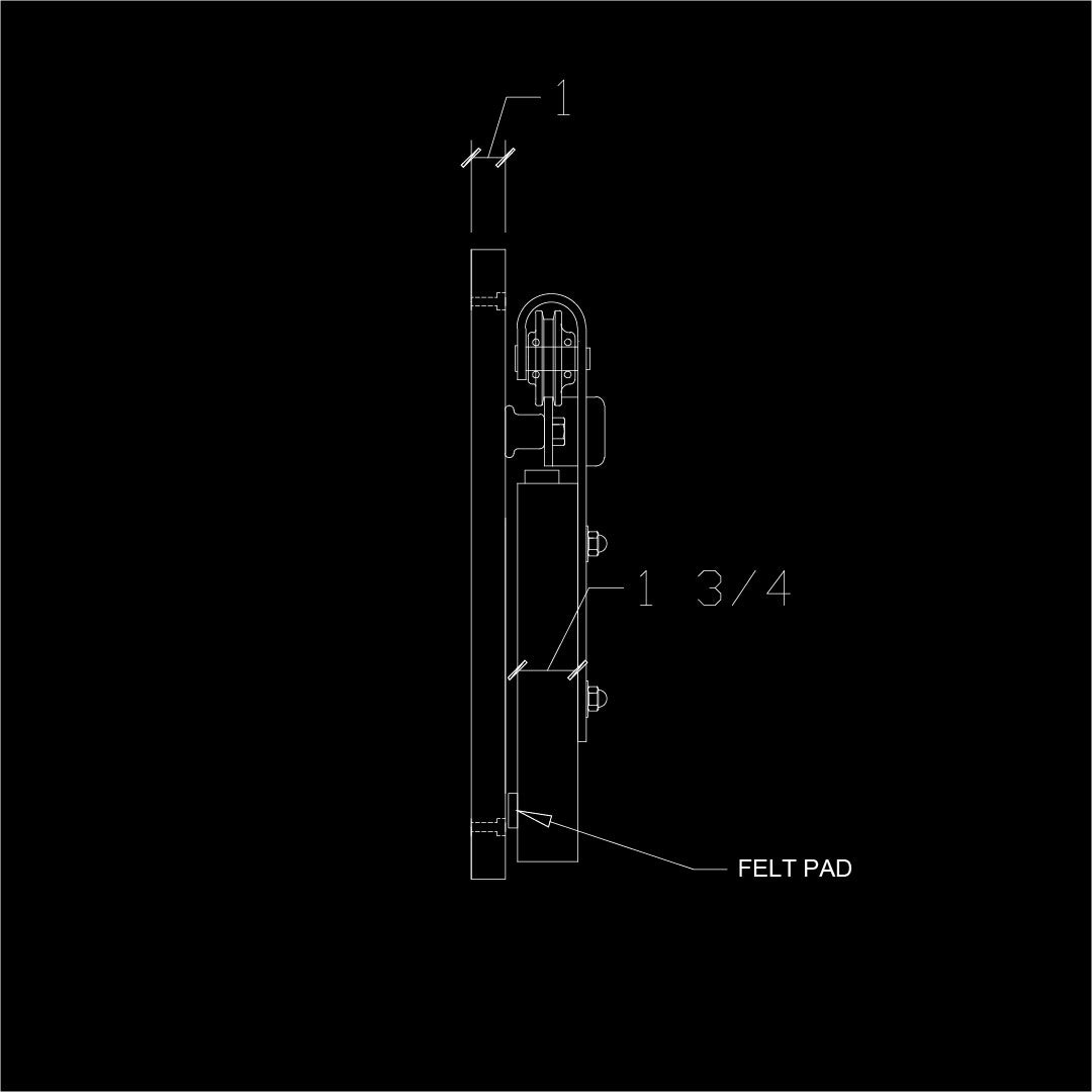 Classic Flat Track Wall Display