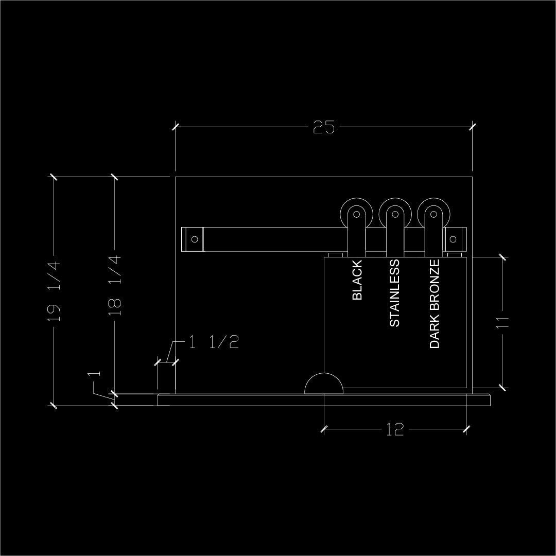 Aero Flat Track Tabletop Display