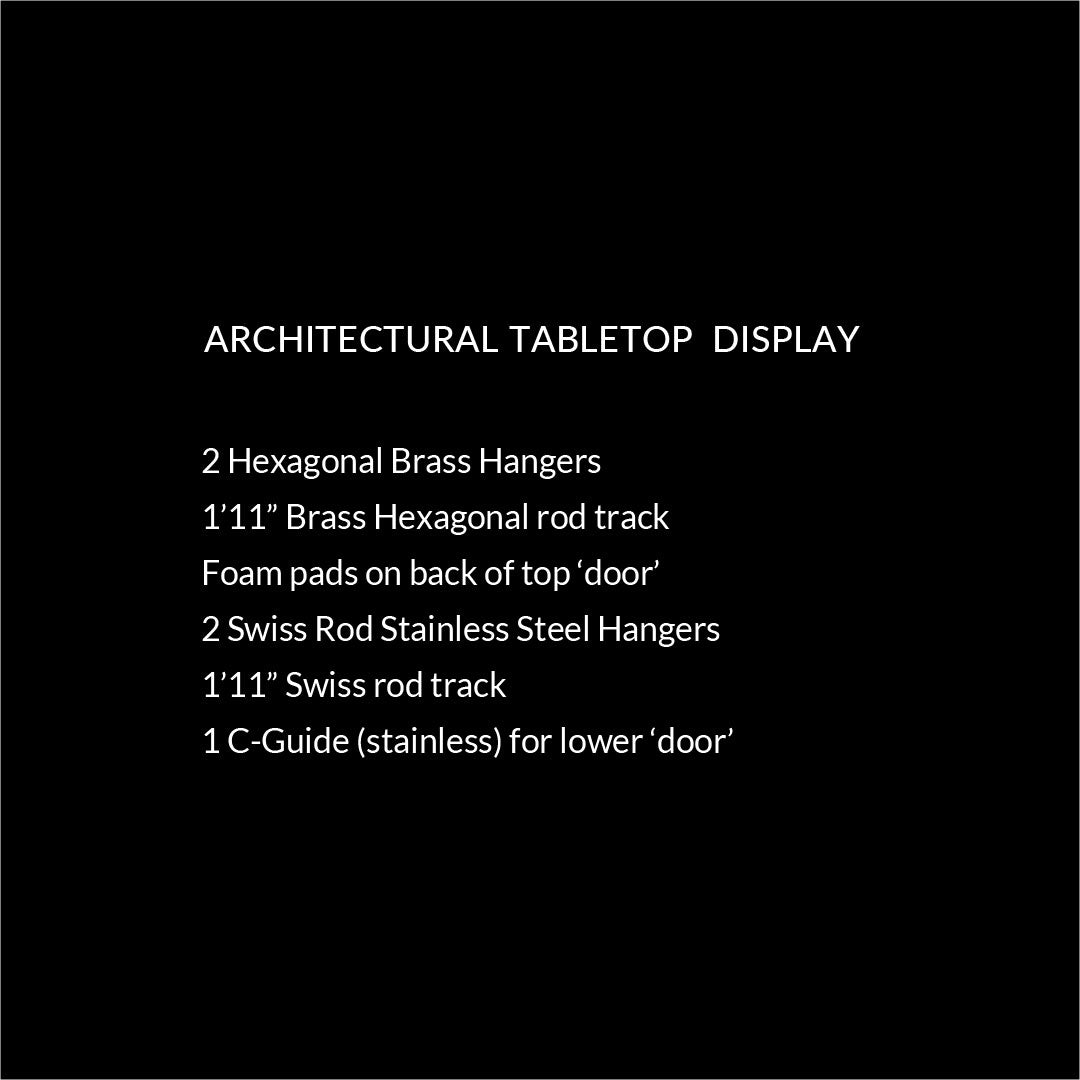 Architectural Hardware Tabletop Display