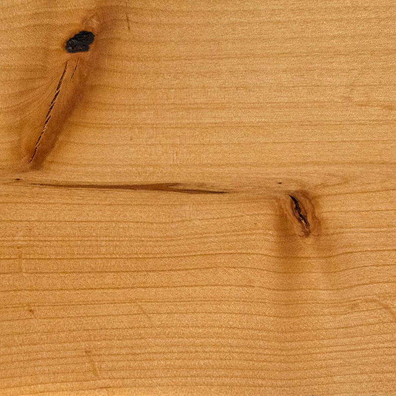 Knotty Alder Wood Finish