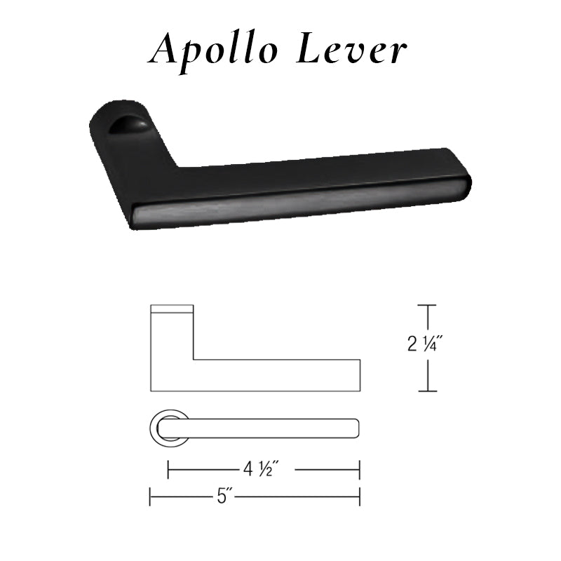 Apollo Lever Dimensions