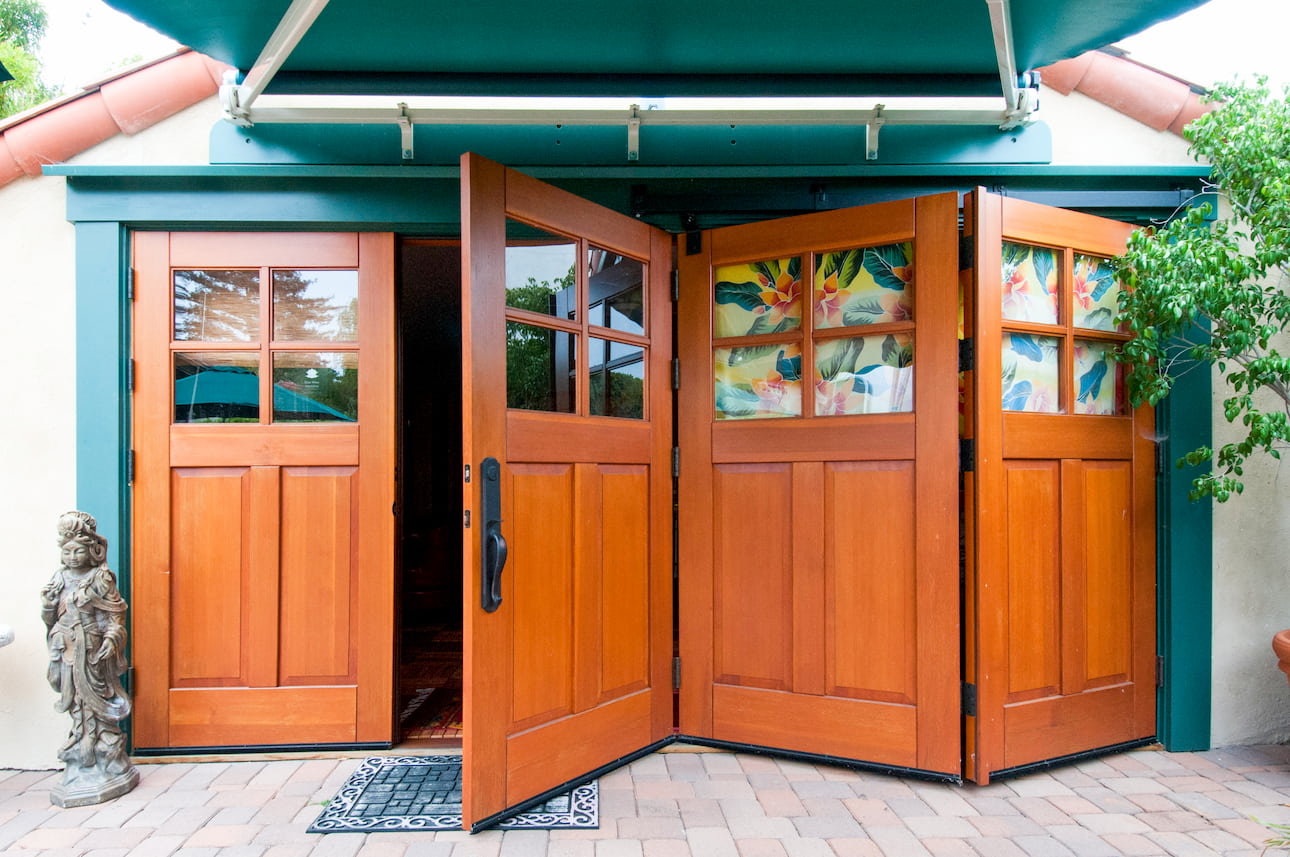 b-folding doors on commercial property