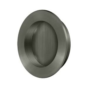 Solid Brass Round Flush Pull HD 2-3/8"