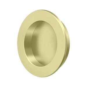 Solid Brass Round Flush Pull HD 2-3/8"