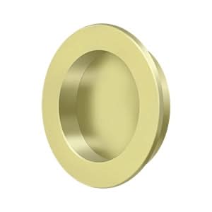 Solid Brass Round Flush Pull HD 2-3/8"