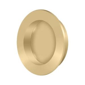 Solid Brass Round Flush Pull HD 2-3/8"