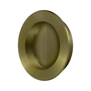 Solid Brass Round Flush Pull HD 2-3/8"
