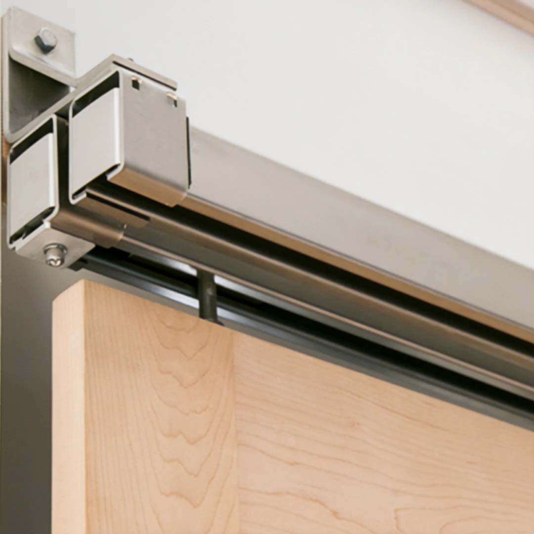 Stainless Steel Box Rail Barn Door Hardware
