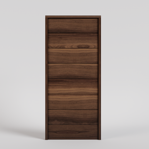 Pacifica Horizontal Plank Modern Entrance Door