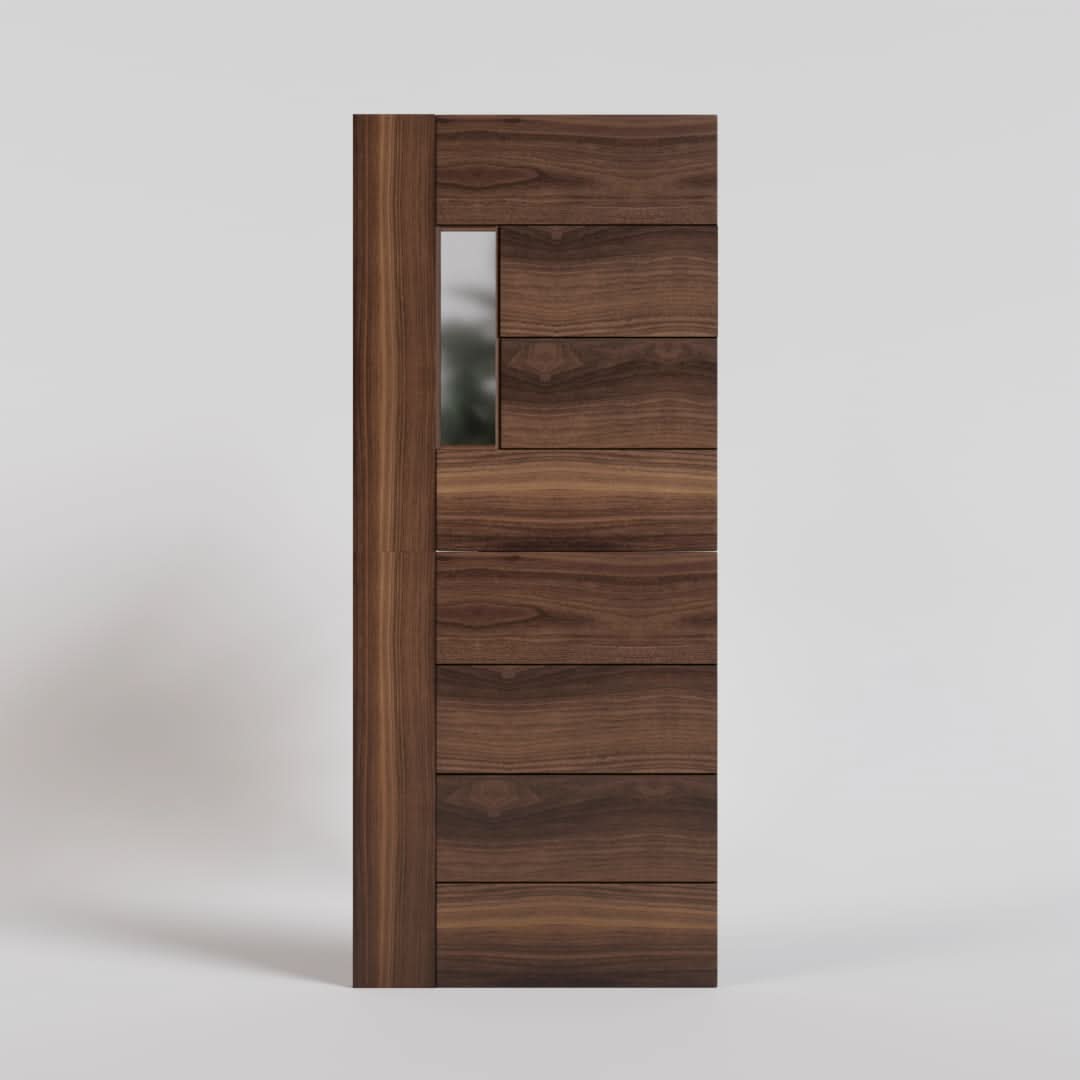 Seabeck Dutch Door with frosted glass panel