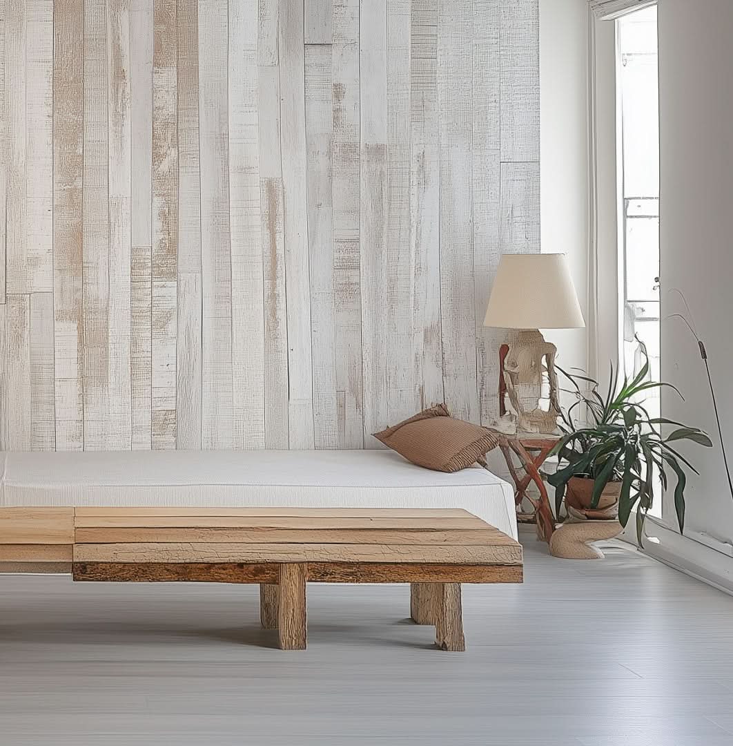 Providence Whitewashed Reclaimed Wood Panels