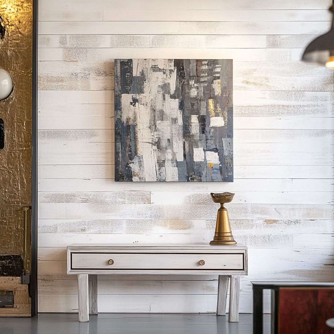 Providence Whitewashed Reclaimed Wood Panels