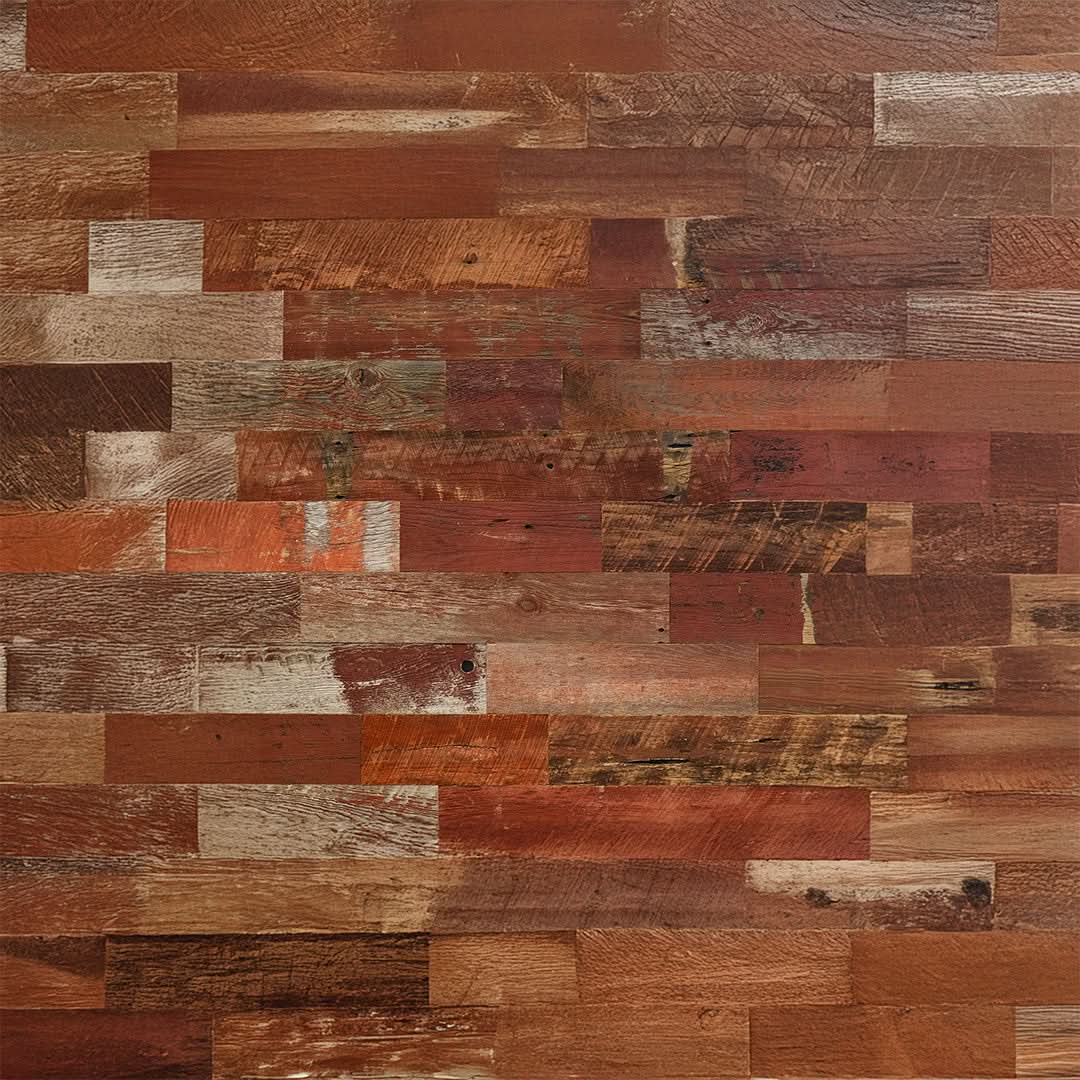 Cumberland Rustic Reclaimed Red Barn Planks