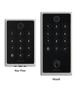 Emtek Key-free and Keyed keypads