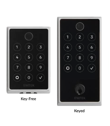 Emtek Key Free and Keyed keypads