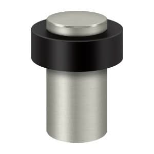 Solid Brass Round Universal Floor Bumper, HD, 3"