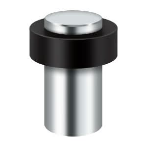 Solid Brass Round Universal Floor Bumper, HD, 3"