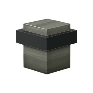 Solid Brass Square Universal Floor Bumper, 1-3/8"