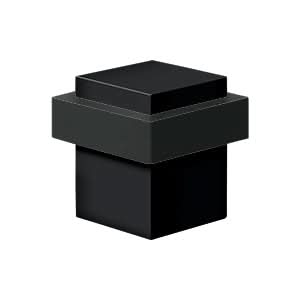 Solid Brass Square Universal Floor Bumper, 1-3/8"