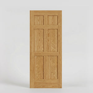 Waverly Mid-Century Modern front door in quarter sawn white oak