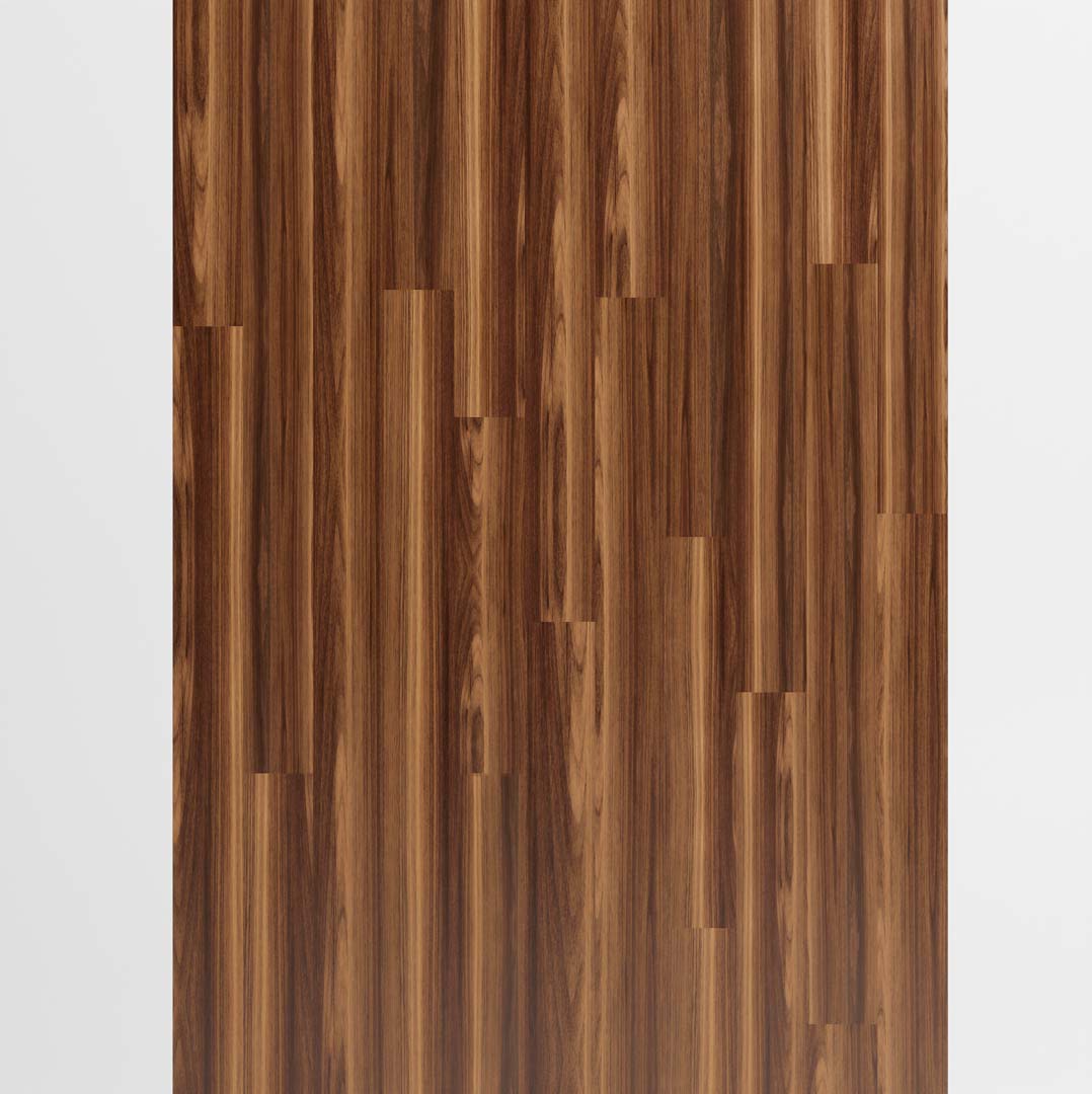Butcher Block Panel Sliding Barn Door in walnut wood by RealCraft