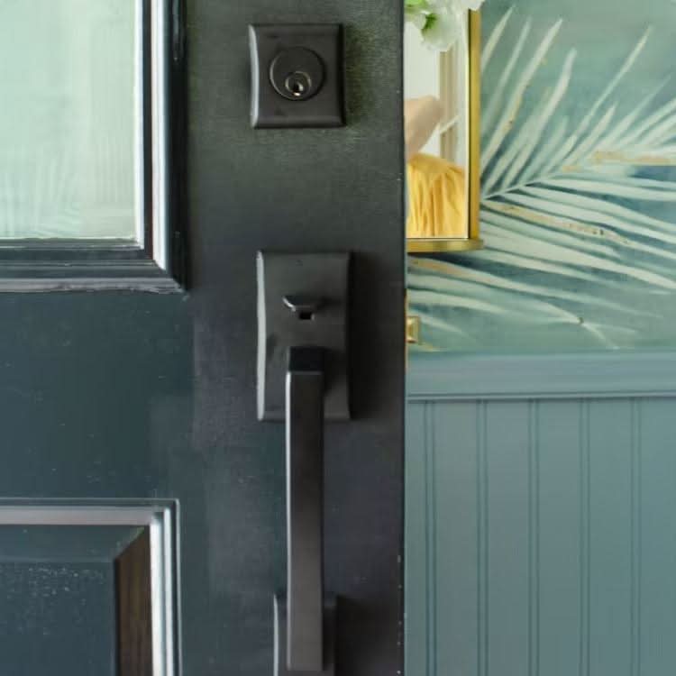 Emtek Mythos Style Tubular Entry Door Lock Set