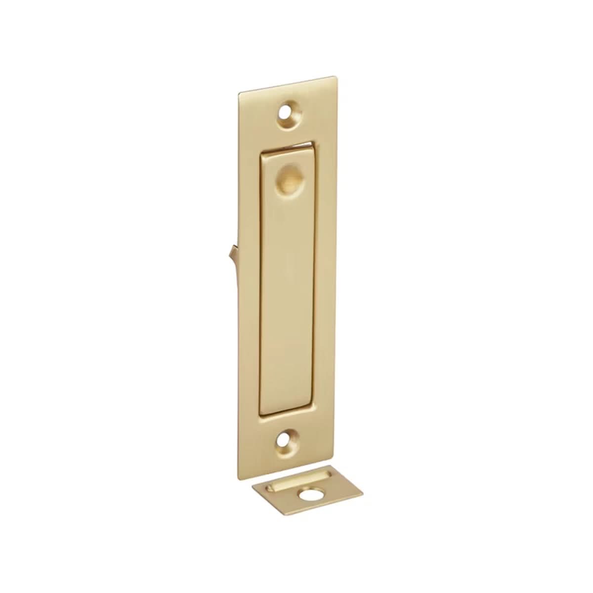 Modern Rectangular Sliding Door Jamb Bolt Privacy Lock