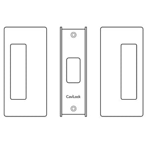 CL200 Pocket Door & Barn Door Passage Handle