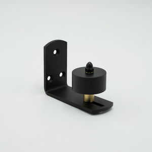 Black Wall Mounted Roller Sliding Barn Door Guide