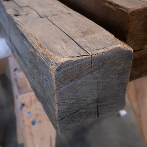 Heritage Series Hand Hewn Fireplace Mantel G