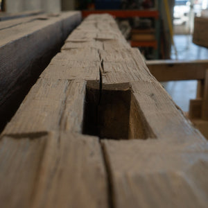 Heritage Series Hand Hewn Fireplace Mantel G