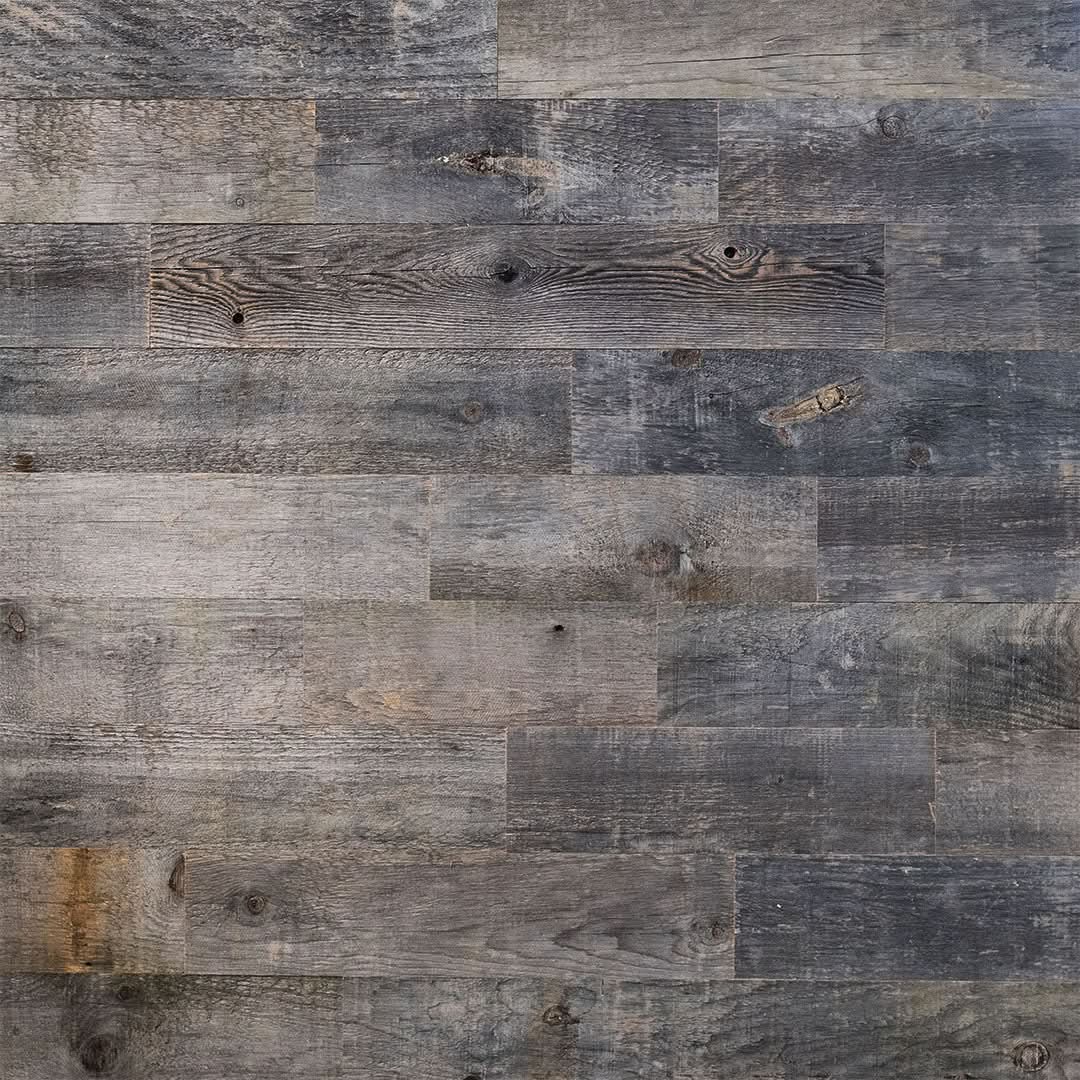 Bozeman Gray Reclaimed Wood Accent Wall Panels