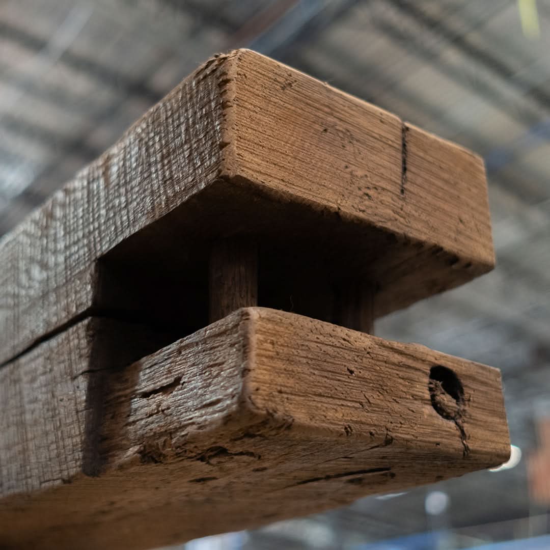 Heritage Series Circle Sawn Reclaimed Wood Fireplace Mantel A