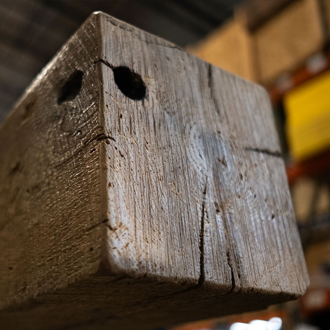 Heritage Series Circle Sawn Reclaimed Wood Fireplace Mantel B