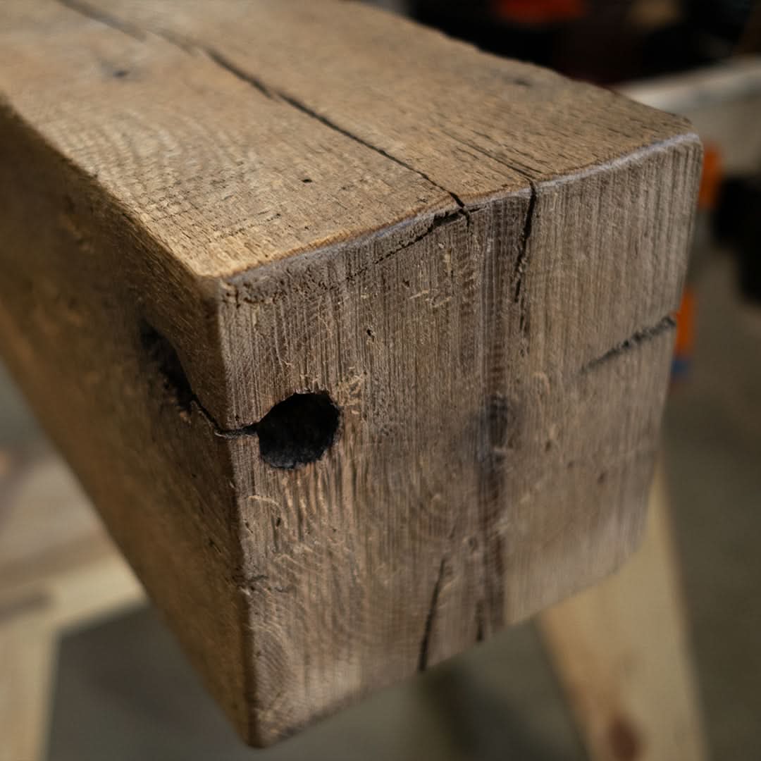 Heritage Series Circle Sawn Reclaimed Wood Fireplace Mantel B