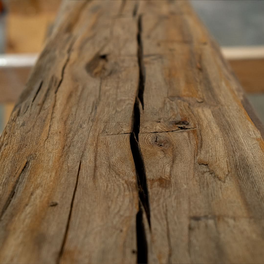 Heritage Series Hand Hewn Fireplace Mantel C