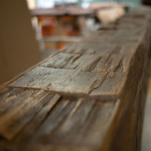 Heritage Series Hand Hewn Fireplace Mantel C