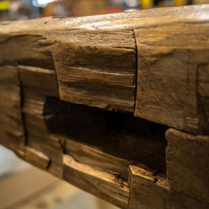 Heritage Series Hand Hewn Fireplace Mantel C