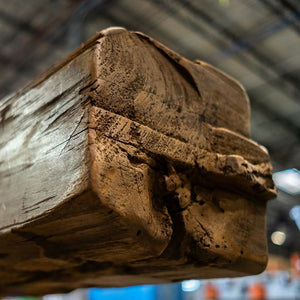 Heritage Series Hand Hewn Fireplace Mantel C