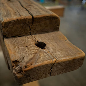 Heritage Series Hand Hewn Fireplace Mantel D