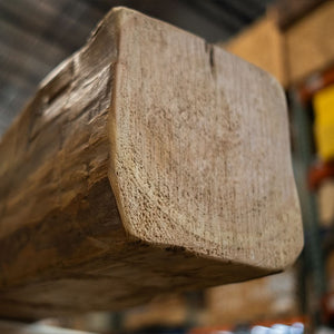 Heritage Series Hand Hewn Fireplace Mantel D