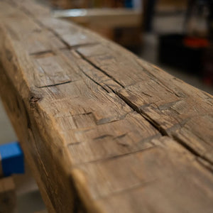 Heritage Series Hand Hewn Fireplace Mantel D