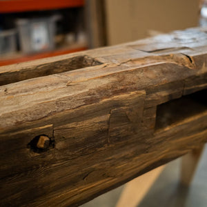 Heritage Series Hand Hewn Fireplace Mantel D