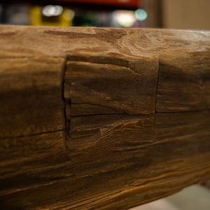 Heritage Series Hand Hewn Fireplace Mantel D