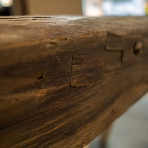 Heritage Series Hand Hewn Fireplace Mantel D