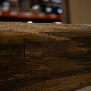 Heritage Series Hand Hewn Fireplace Mantel D