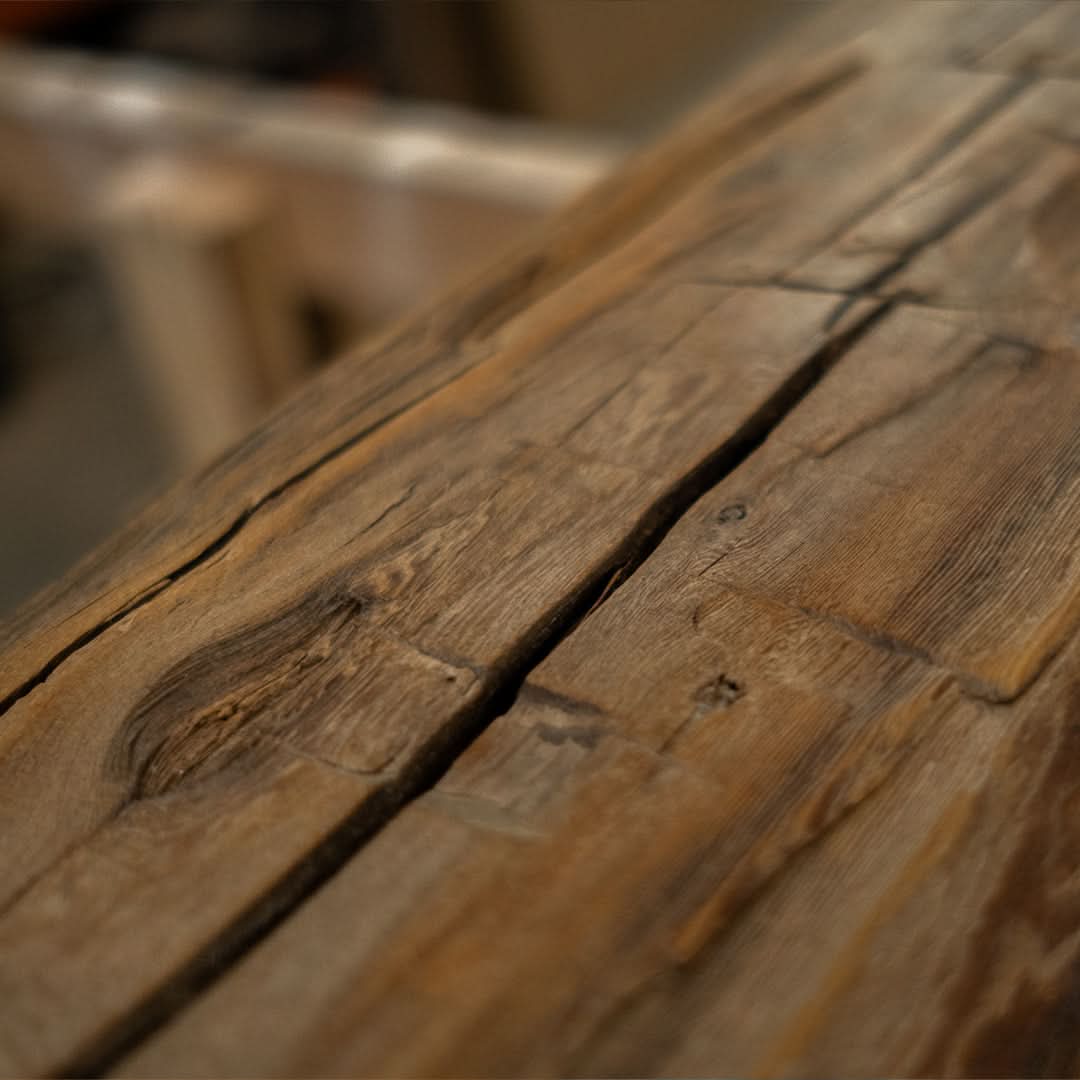 Heritage Series Hand Hewn Fireplace Mantel D