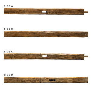 Heritage Series Hand Hewn Fireplace Mantel D