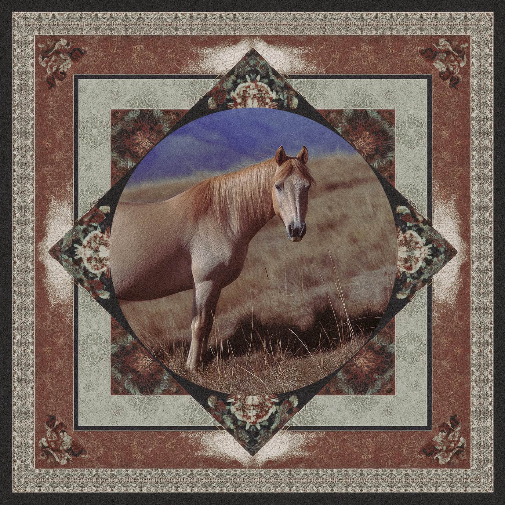 Sable Champagne horse